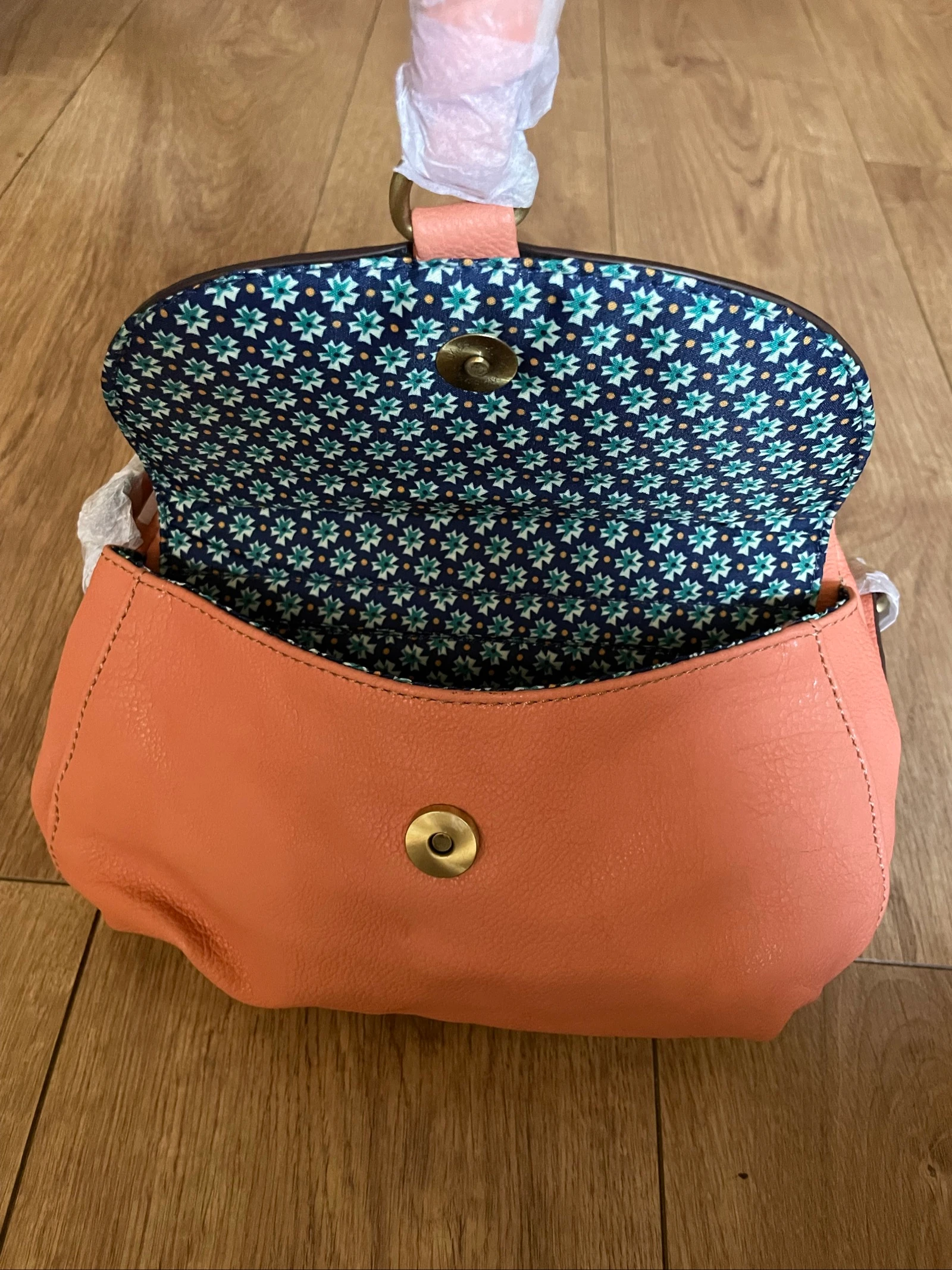 Bolsa de ombro salmão – photo 3